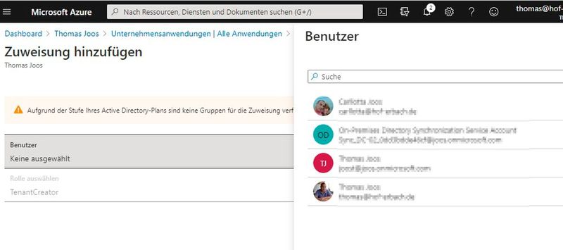 Benutzer an Windows Virtual Desktop anbinden. (Bild: Microsoft / Joos)
