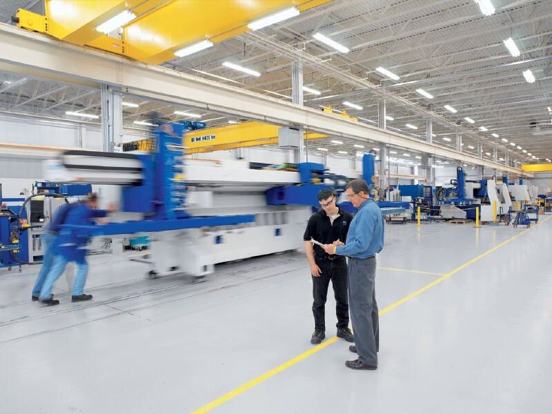 Nicht gut, aber auch nicht schlecht ist die aktuelle Situation im deutschen Maschinenbau. (Bild: Trumpf)
