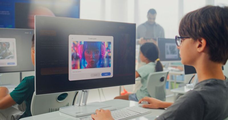 Der Umgang mit KI – insebsondere generativer KI – soll an bayerischen Schulen ab Mitte Dezember auf der Agenda stehen. Entsprechende Modelle werden kostenfrei genutzt werden können.(Framestock - stock.adobe.com)