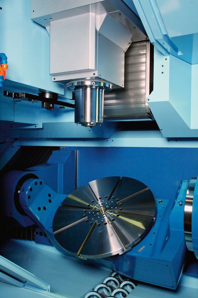 MX-850-Bearbeitungszentrum-Innenraum – ausgelegt für die wirtschaftliche Fertigung von Einzel- und Kleinserien. (Bild: Matsuura)