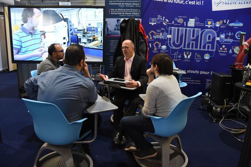 Eindrücke von der Messe Be 4.0 – Industrie du Futur in Mulhouse. (CATHERINE KOHLER)