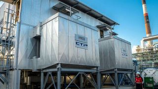 Lanxess’ nitrous oxide reduction plant at its site in Lillo, Antwerp. (Lanxess)