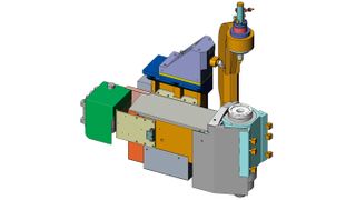 Im Bild eine standardisierte Bearbeitungseinheit «Imorot». ­
Mit  7,5 kW Leistung und  Drehzahlen bis 10000 U/min bringt ­
sie eine bemerkenswerte Wiederholgenauigkeit von ± 2µm 
bei 100 mm Durchmesser. (Archiv: Vogel Business Media)