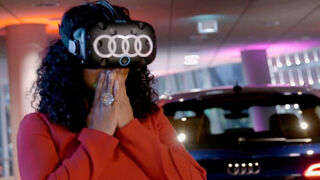 See first, then buy: The Audi VR Experience allows customers to view their dream car in an immersive visual environment using VR glasses.  (Audi AG)