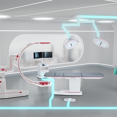 SDC-Kommunikation im Operationssaal (Bild: Vector)