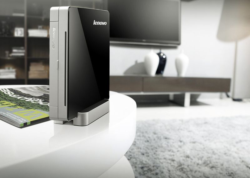 Ob fürs Heimkino-Event oder für den Arbeitsplatz: der IdeaCentre Q190 macht immer eine gute Figur. (Bild: Lenovo)