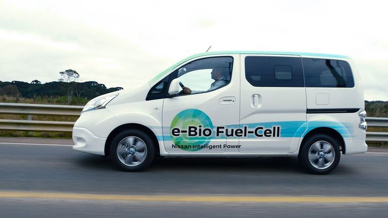 In Brasilien unterwegs: der Nissan-Prototyp E-Bio Fuel-Cell. (Nissan)