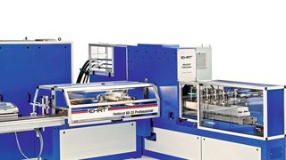 Das Gantry System und Stanzmaschine Holecut Professional HC60 von Ehrt optimieren die Kuperfertigung bei Siemens. (Ehrt)