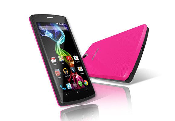 Das 50b Platinum besitzt eine Hauptkamera mit acht Megapixel und Autofokus sowie eine Front-Cam mit zwei Megapixel und integriertem LED-Blitz. (Bild: Archos)