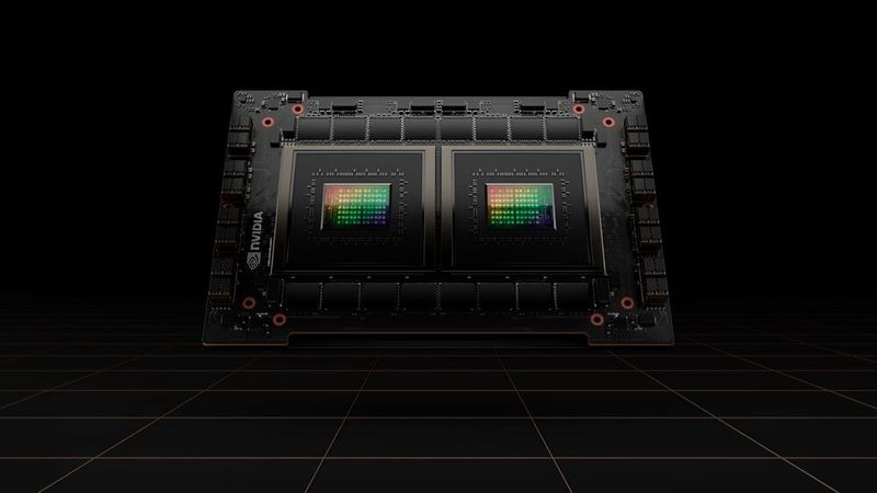 Der Grace-Superchip bestehr aus zwei gekoppelten ARM-v9-CPUs mit zusammen 144 Cores.  (Nvidia)
