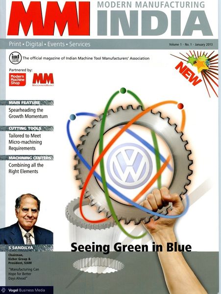 Die erste Ausgabe Modern Manufacturing India erschien zur IMTEX 2013. (Bild: VBM)