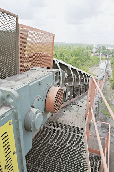 Ein Magna-Gear XTR 210K an einem 365 m langen Förderband mit einem Höhenunterschied von 26 m. (Bild: ABB)