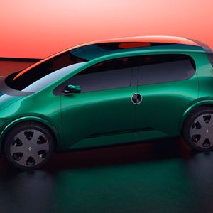 Die Gestaltung der Karosserie orientiert sich am ersten Twingo, der 1993 auf den Markt kam.(Bild:  Renault)