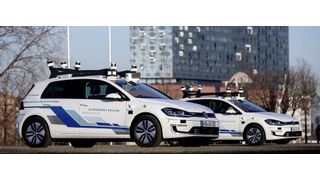 Durch Hamburg fährt ab sofort eine E-Golf-Flotte. (Bild: Volkswagen)