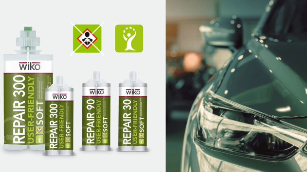 Dank seiner schwarzen Farbe passt sich der Klebstoff ideal an sichtbare Anwendungen an. Neben Kunststoffen eignet sich das Produkt auch für Metallsubstrate. (Bild:  Gluetec Group)