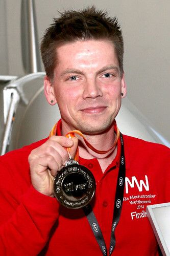 Lars Gebelein vom Autohaus Hilmer in Stollberg gewann die Silbermedaille. (Foto: Kia)