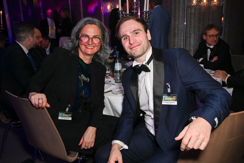 Susanne Endress (ICOS) und Christoph Hellmeier (Aqaio). (Bild: Hannes Magerstädt)