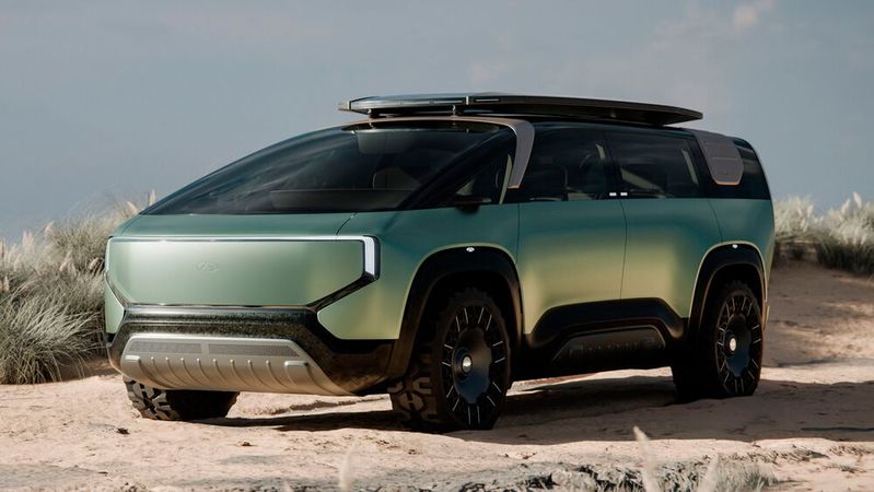 Futuristisch und auf Abenteuer gebürstet: Chery New Journeo Concept. (Bild:  Chery International)