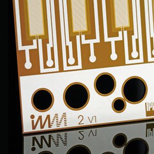 Der Prototyp des Bolometerchips des Fraunhofer-Instituts.
