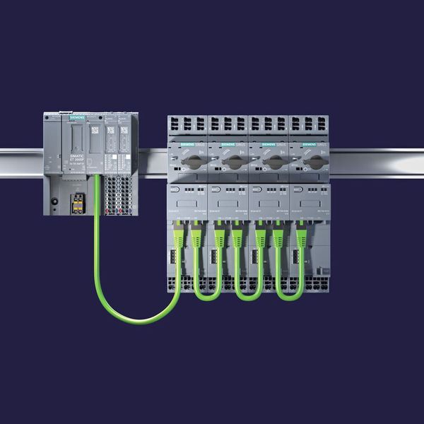 Die Linkmodule Sirius 3RC7 integrieren sich  in das kompakte IO-System Simatic ET 200SP. (Bild: Siemens AG)