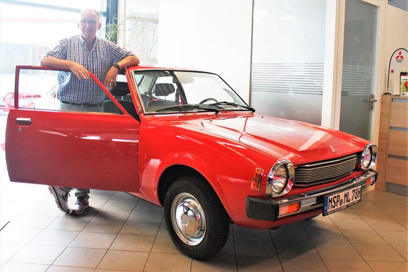 Ebenfalls gerne dabei ist Martin Kühl mit seinem Mitsubishi Lancer A70, Baujahr 1978. (Bild:privat)