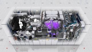 Innenansichten: Die hochmodernen EUV-Scanner von ASML stehen in vielen Hightech-Chipschmieden dieser Welt. (Bild: ASML)