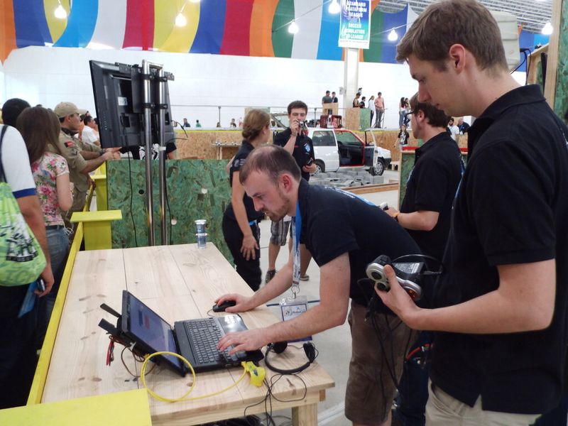 Impressionen vom Wettbewerb (TU Darmstadt)