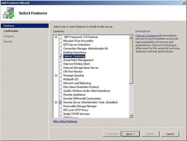 Im Windows Server 2008 sind die Cluster-Funktionen direkt als Rolle in den Server integriert. (Archiv: Vogel Business Media)