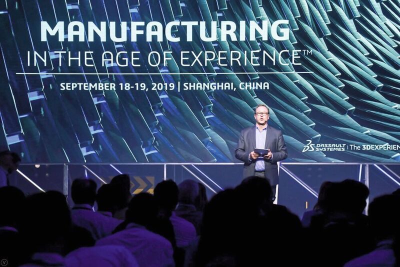 Die Veranstaltung „Manufacturing in the Age of Experience“ von Dassault Systèmes fand im September 2019 in Shanghai statt. (Bernhard D. Valnion)