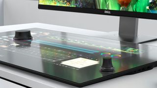 Zu den CES-Neuheiten von Dell zählt der horizontale Touchscreen-Monitor Canvas. (Dell)
