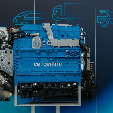 Das neue Brennstoffzellen-System von Cellcentric leistet bis zu 375 Kilowatt. (Bild: Cellcentric)