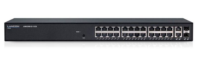 Der Lancom GS-1326 ist ein Switch für Netzwerkinfrastrukturen in kleinen und mittleren Unternehmen. (Lancom)