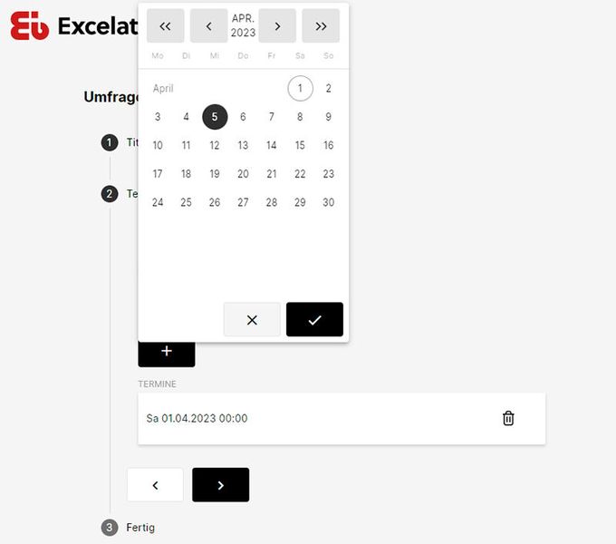 Planen der Termine mit Pin-It. (Bild: Joos / Dr. Eckhardt + Partner GmbH)