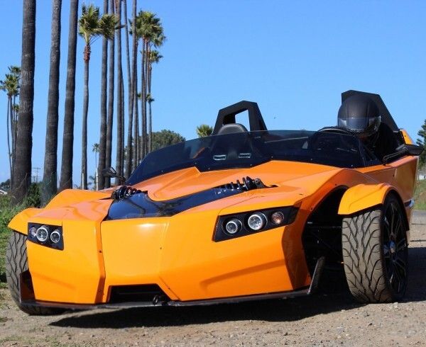 Der Torq Roadster: das elektrisch angetriebene Trike mit 300 kW könnte in einem Batman-Film mitspielen (Epic Electric Vehicles)