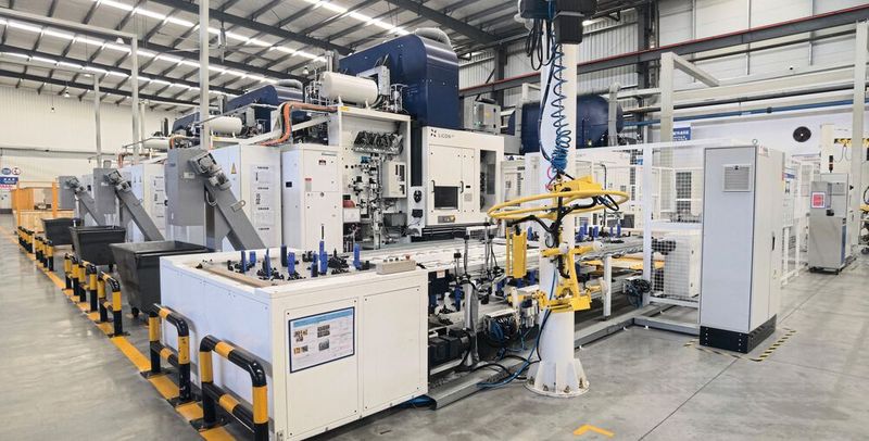 Licon machining center for subframes in the production hall of Tuopu. (Image:Licon)
