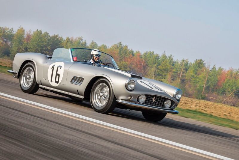 Platz 2:  Ferrari 250 GT LWB California Spider Competizione von 1959 für 17.99 Mio. Dollar	(15.3 Mio. Euro).
 (Diana Varga/2017 Courtesy of RM Sotheby's)