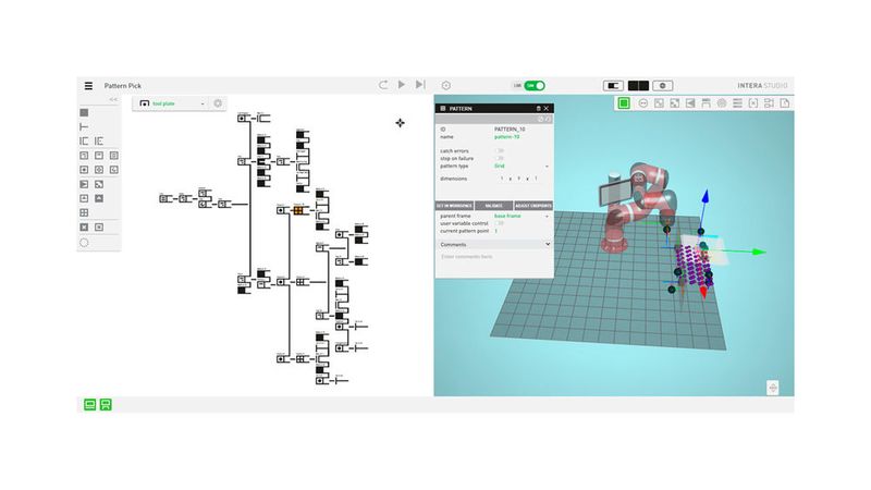 Dem Thema Cobot hat sich Rethink Robotics verschrieben. Neben dem kollaborativen Roboter  Sawyer und dem ClickSmart-Greifer-Set stellt Rethink in Hannover Intera 5 vor, ein eigens für Sawyer entwickeltes Betriebssystem. Es basiert auf einem einzigartigen Automatisierungsansatz und soll nachhaltig zur Produktivitätssteigerung in Unternehmen beitragen. Die kontinuierliche Weiterentwicklung der Software ermöglicht es Robotern, mit den wachsenden Anforderungen an Unternehmen Schritt zu halten und ihre Leistungsfähigkeit auszubauen. Halle 17, Stand C14 (Bild: Rethink Robotics)