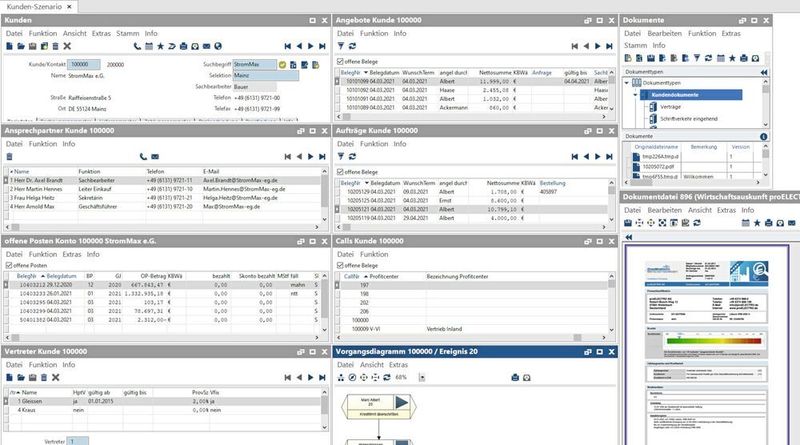 Gut vorbereitet: Für jeden Kunden sind Szenarien gespeichert, die exakt alle Prozesse beschreiben.    (proAlpha)