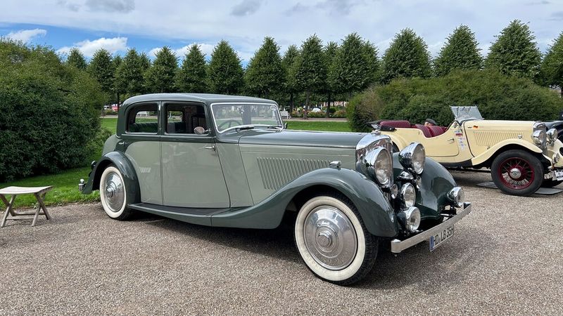 „The silent sports car“: Bentley Park Ward Sports Saloon aus dem Jahr 1955. (Bild: Peter Diehl)
