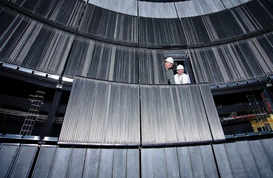 Innenansicht der Spallations-Neutronenquelle am Oak Ridge National Laboratory(Bild:   Oak Ridge National Laboratory)