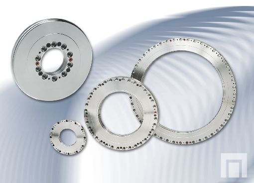 Zuverlässige und präzise  ... Positionierung und Klemmung auf Achsen, Schwenkköpfen  und Drehtischen: RotoClamp Outside und RotoClamp Inside. (Archiv: Vogel Business Media)