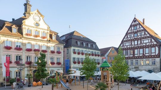 Am Marktplatz in Schwäbisch Gmünd, Baden-Württemberg. (Bild:  © Schwäbisch Gmünd)