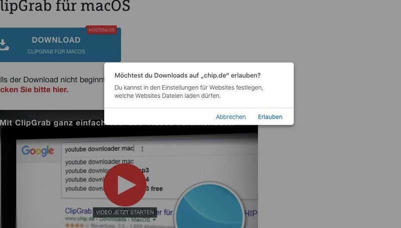 In Safari auf Basis von macOS 10.15 müssen Anwender das Herunterladen von Downloads bestätigen. (Joos)