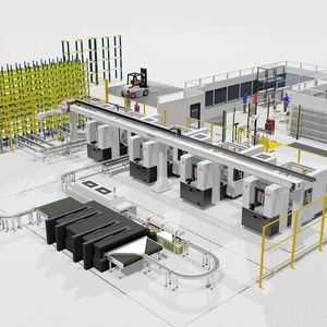 Die Zukunft der Fertigung wird bestimmt von nachweisbaren Produktivitätsgewinnen – mit mehr Digitalisierung, vernetzten Datenströme und simulationsgestützten Entscheidungen.  (Bild: Visual Components)