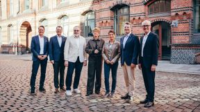 Der Innovationsrat Deutschland (v.l.): Prof. Dr. Jürgen Kühling, Dipl.-Ing. Adrian Willig, Prof. Dietmar Harhoff, PhD, Prof. Dr. Veronika Grimm, Dr. Melanie Maas-Brunner, Univ.-Prof. Dr.-Ing. Lutz Eckstein und Prof. Dr. Martin Wolf (Bild: Julian Huke Photography)
