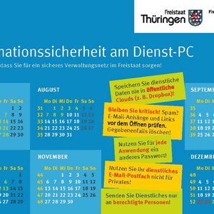 Tischaufsteller(Bild:  © Freistaat Thüringen)