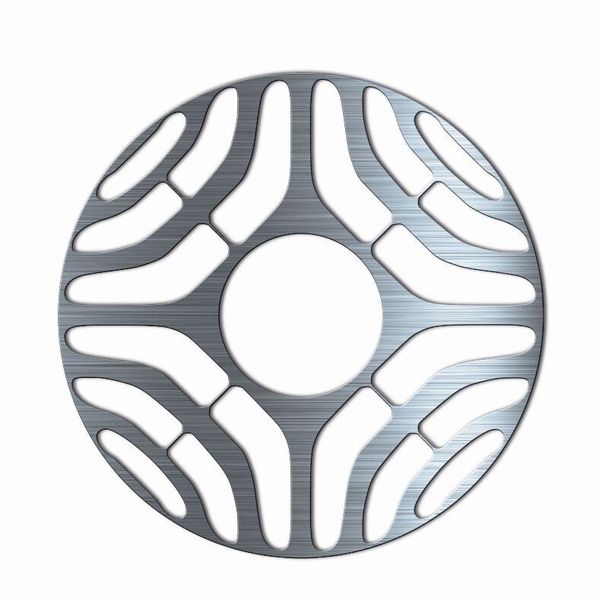 Ein Rotorblech des Synchronreluktanzmotors von Reel. (Reel)