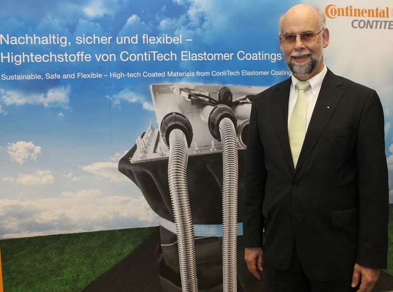 Heiko Eymer, Geschäftsbereichsleiter von Elastomer Coatings.  (Bild: Rainer Droese / ContiTech)