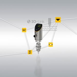 Der Durchflusssensor FS501 ergänzt Turcks Fluidsensor-Serie FS+ um eine messende Variante.(Bild:  Turck)