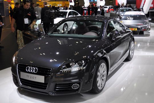 Audi zeigte exklusiv die Facelift-Version des TT als Coupé... (Archiv: Vogel Business Media)
